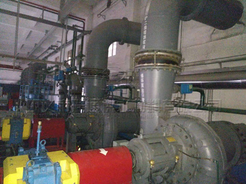 DN800翻邊橡膠接頭使用在貴州貴溪發電有限公司